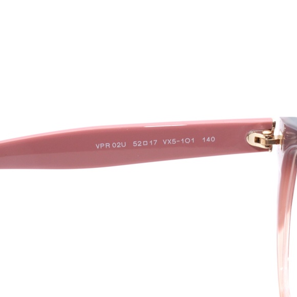 Prada Eyeglasses VPR02U 52.17 VX5-101 140 Brown Pi - Picture 6 of 7